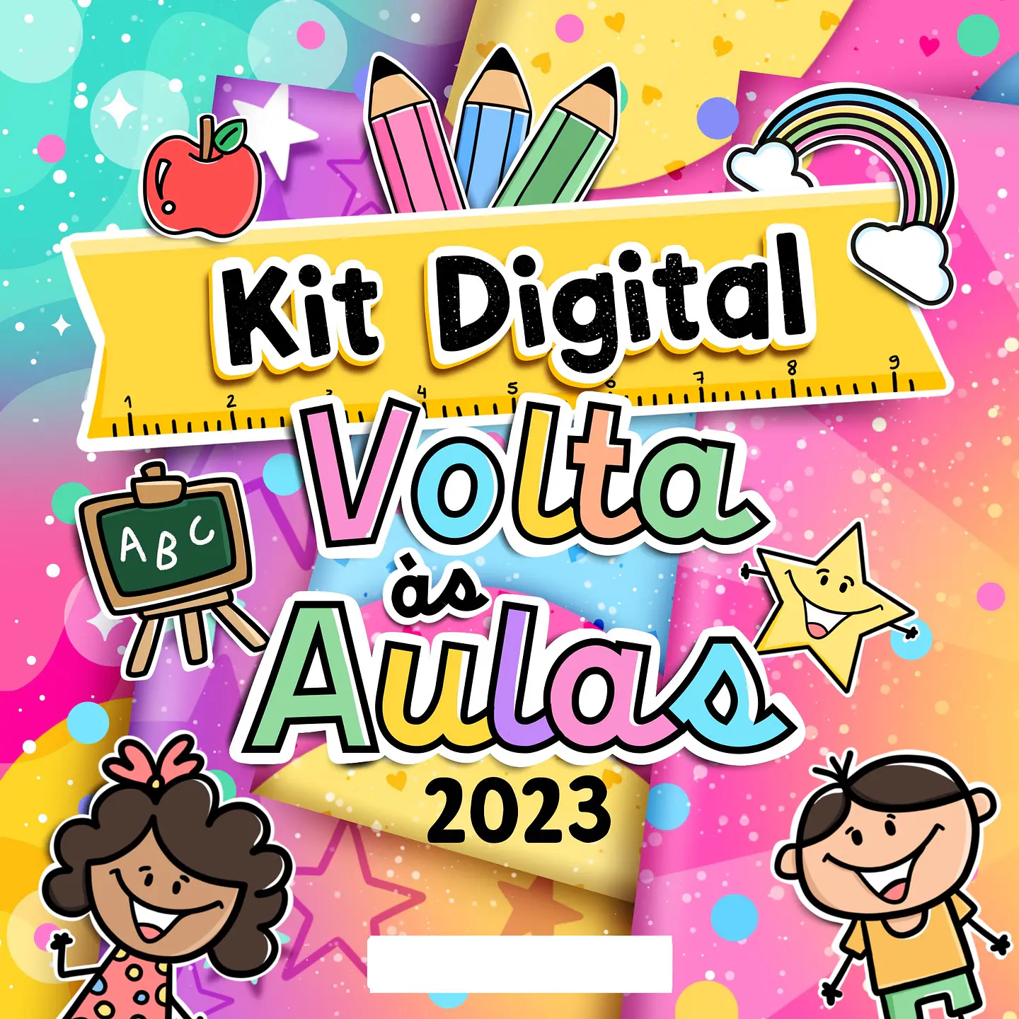 Kit Digital Volta as Aulas 2023 Completo em Png 1