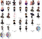 Kit Digital Wandinha Jenna Ortega Novo Arquivo Png  - Thumbnail 4