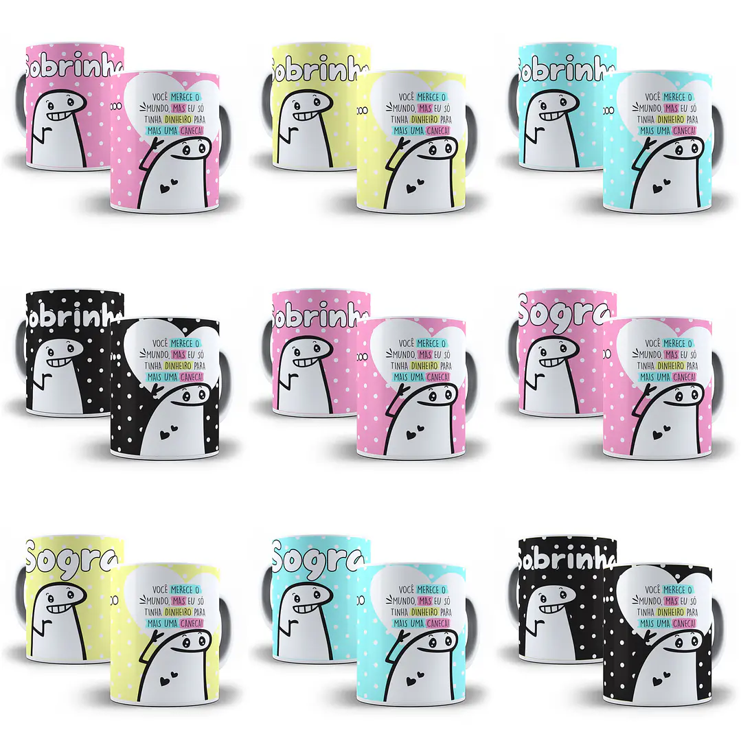 112 Artes Caneca Flork Familia Em Corel Draw + Jpg  4