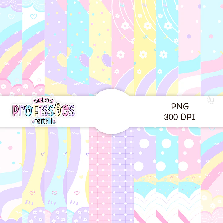 Kit Digital Profissões Parte 1 em Png  4