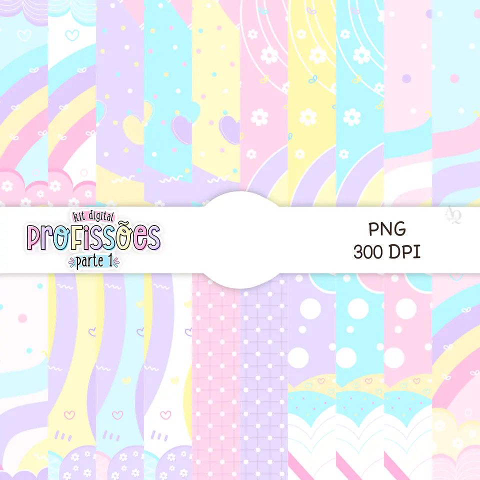 Kit Digital Profissões Parte 1 em Png  4