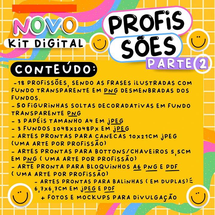 Kit Digital Profissões Completo Parte 2 em Png 2