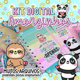 Kit Digital Amorzinhos Completo em Png