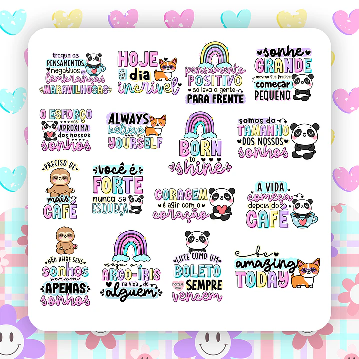 Kit Digital Amorzinhos Completo em Png 3