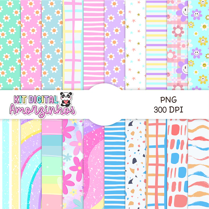 Kit Digital Amorzinhos Completo em Png 6