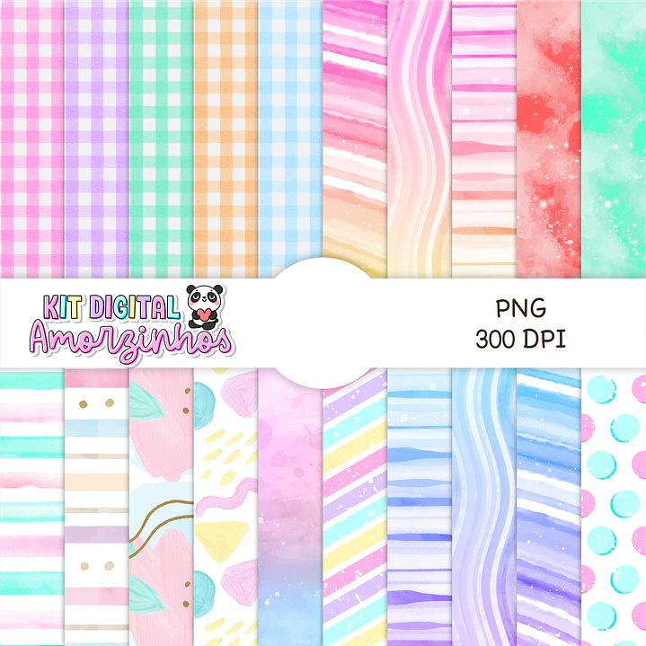Kit Digital Amorzinhos Completo em Png 7