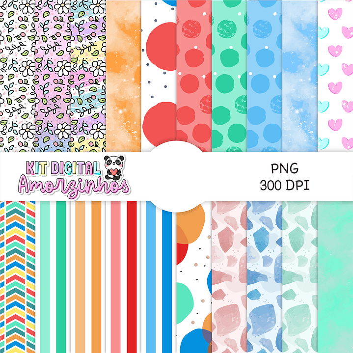 Kit Digital Amorzinhos Completo em Png 8