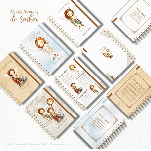 Arte para Capa Agenda Arcanjos em Jpg