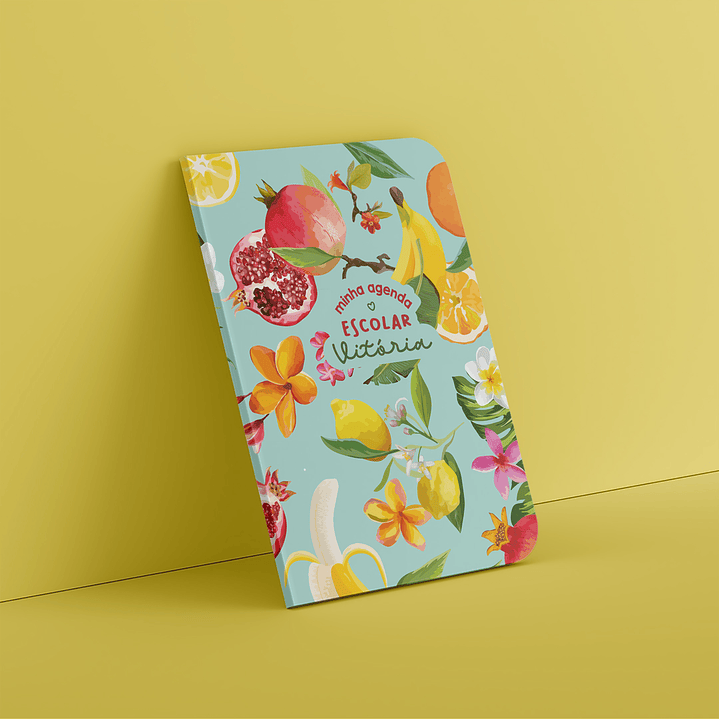 Arte para Capa Agendas Escolares em Jpg + Pdf 8