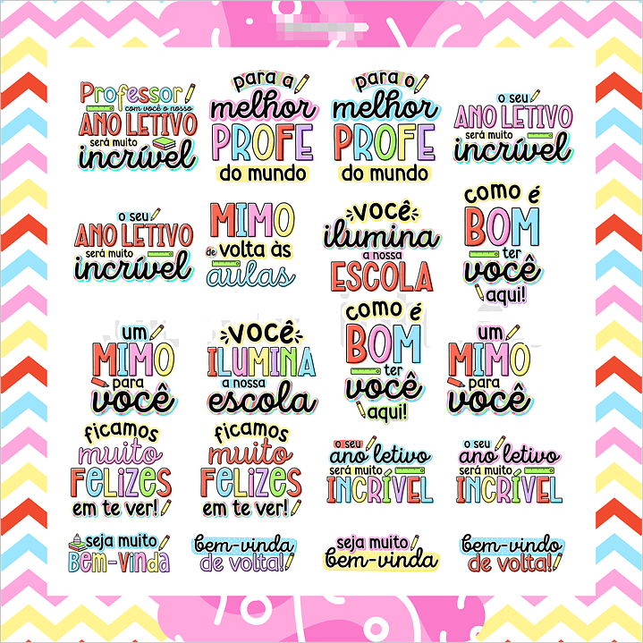 Kit Digital Mimos Escolares Pronto para Imprimir 4