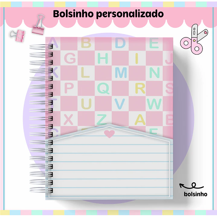 Kit Escolar Caderno Aluninhas 2023 em Pdf e Png 9
