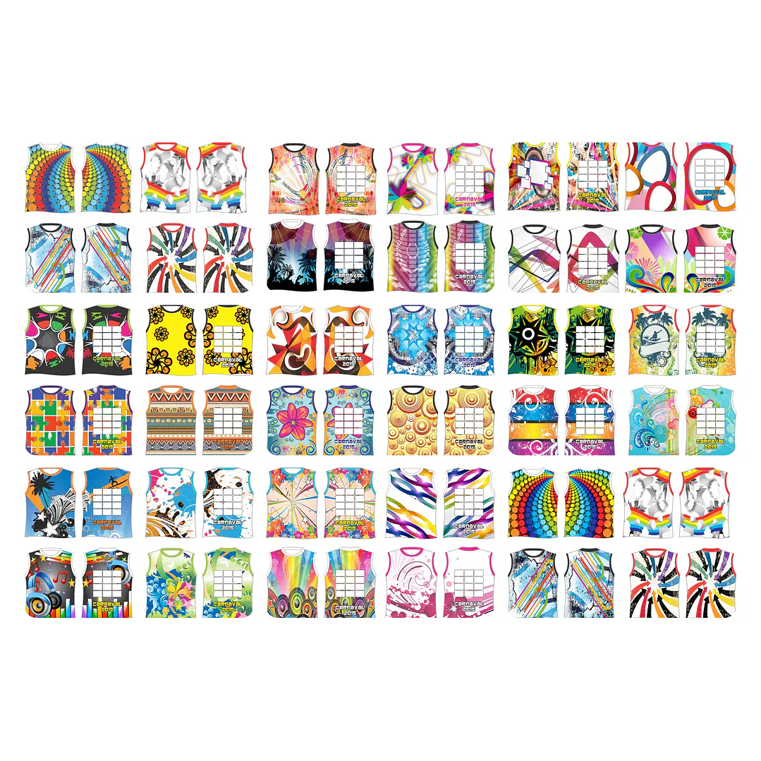 300 Artes Vetor Abadás Carnaval Arquivos Editável em Corel Draw 4