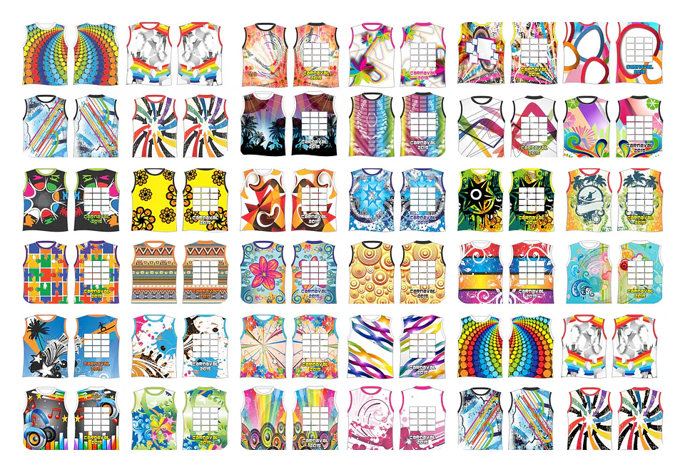 300 Artes Vetor Abadás Carnaval Arquivos Editável em Corel Draw 4