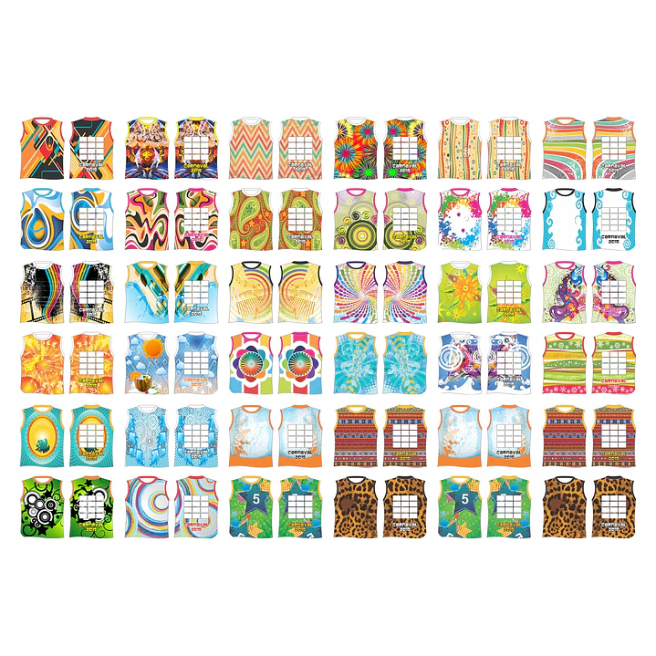 300 Artes Vetor Abadás Carnaval Arquivos Editável em Corel Draw 5