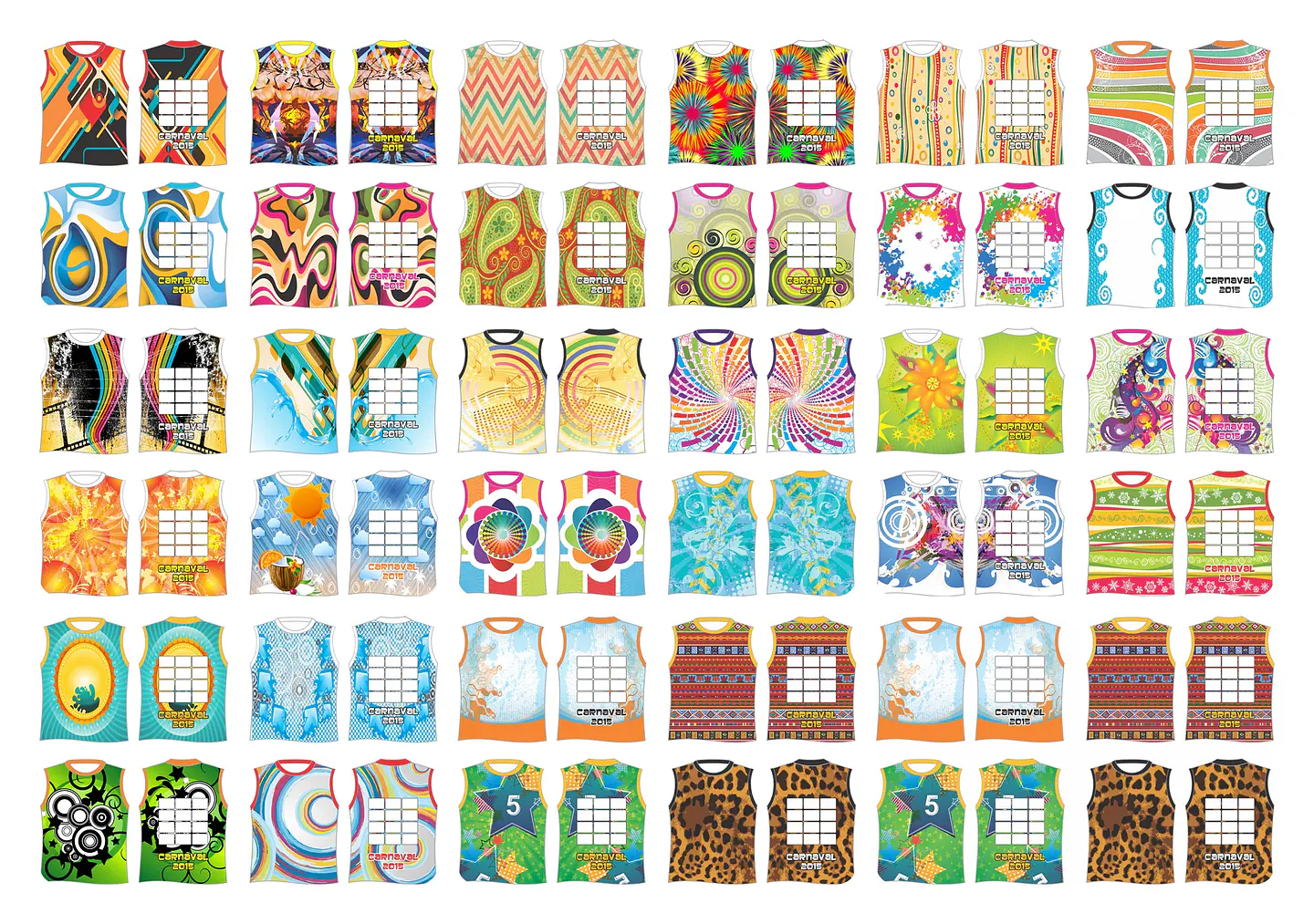 300 Artes Vetor Abadás Carnaval Arquivos Editável em Corel Draw 5