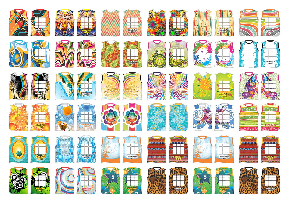 300 Artes Vetor Abadás Carnaval Arquivos Editável em Corel Draw 5