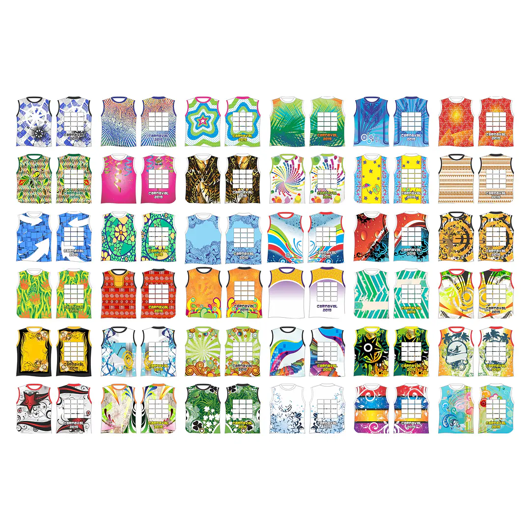 300 Artes Vetor Abadás Carnaval Arquivos Editável em Corel Draw 6