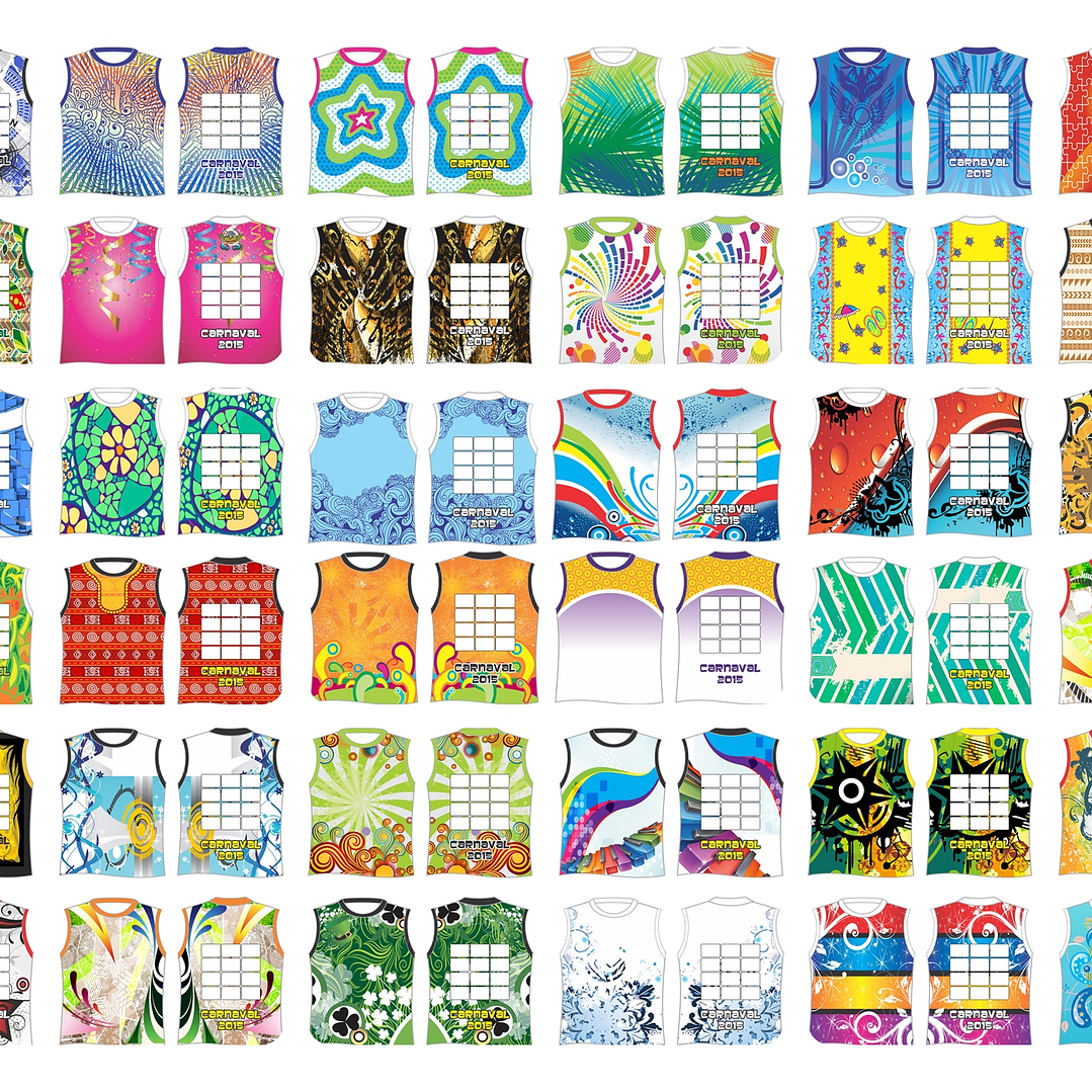 300 Artes Vetor Abadás Carnaval Arquivos Editável em Corel Draw 6