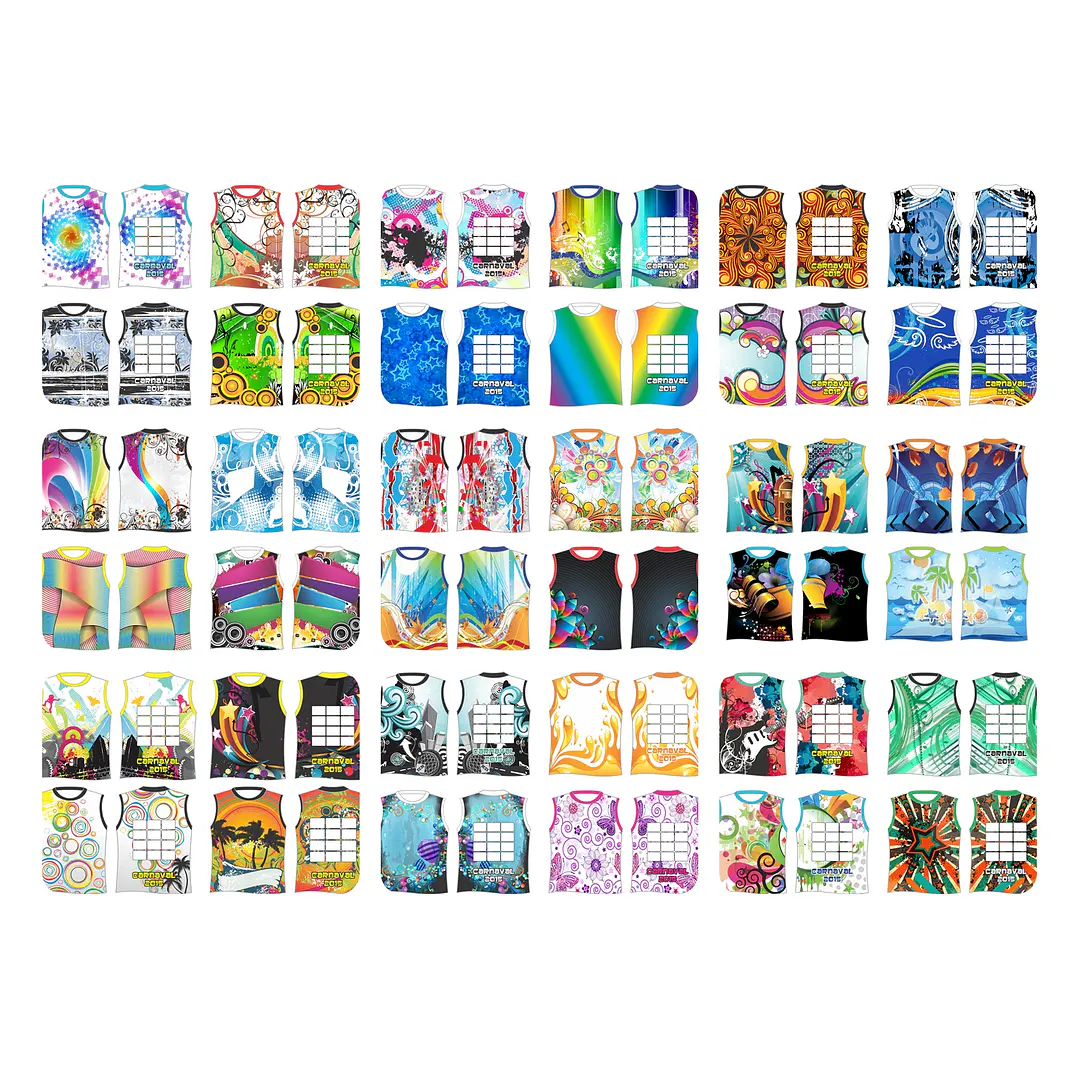 300 Artes Vetor Abadás Carnaval Arquivos Editável em Corel Draw 7