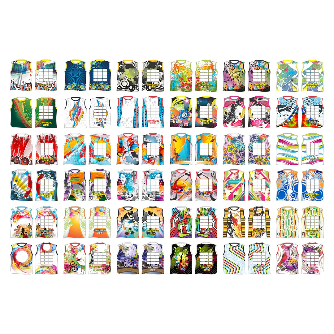 300 Artes Vetor Abadás Carnaval Arquivos Editável em Corel Draw 8