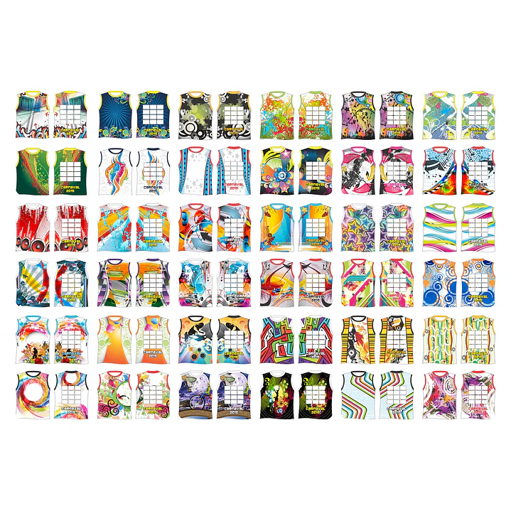 300 Artes Vetor Abadás Carnaval Arquivos Editável em Corel Draw 8