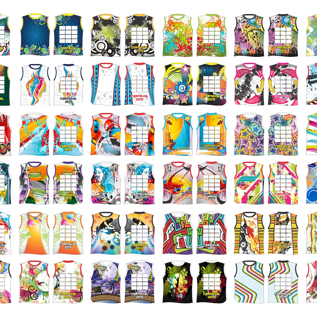 300 Artes Vetor Abadás Carnaval Arquivos Editável em Corel Draw 8