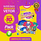 300 Artes Vetor Abadás Carnaval Arquivos Editável em Corel Draw - Thumbnail 1