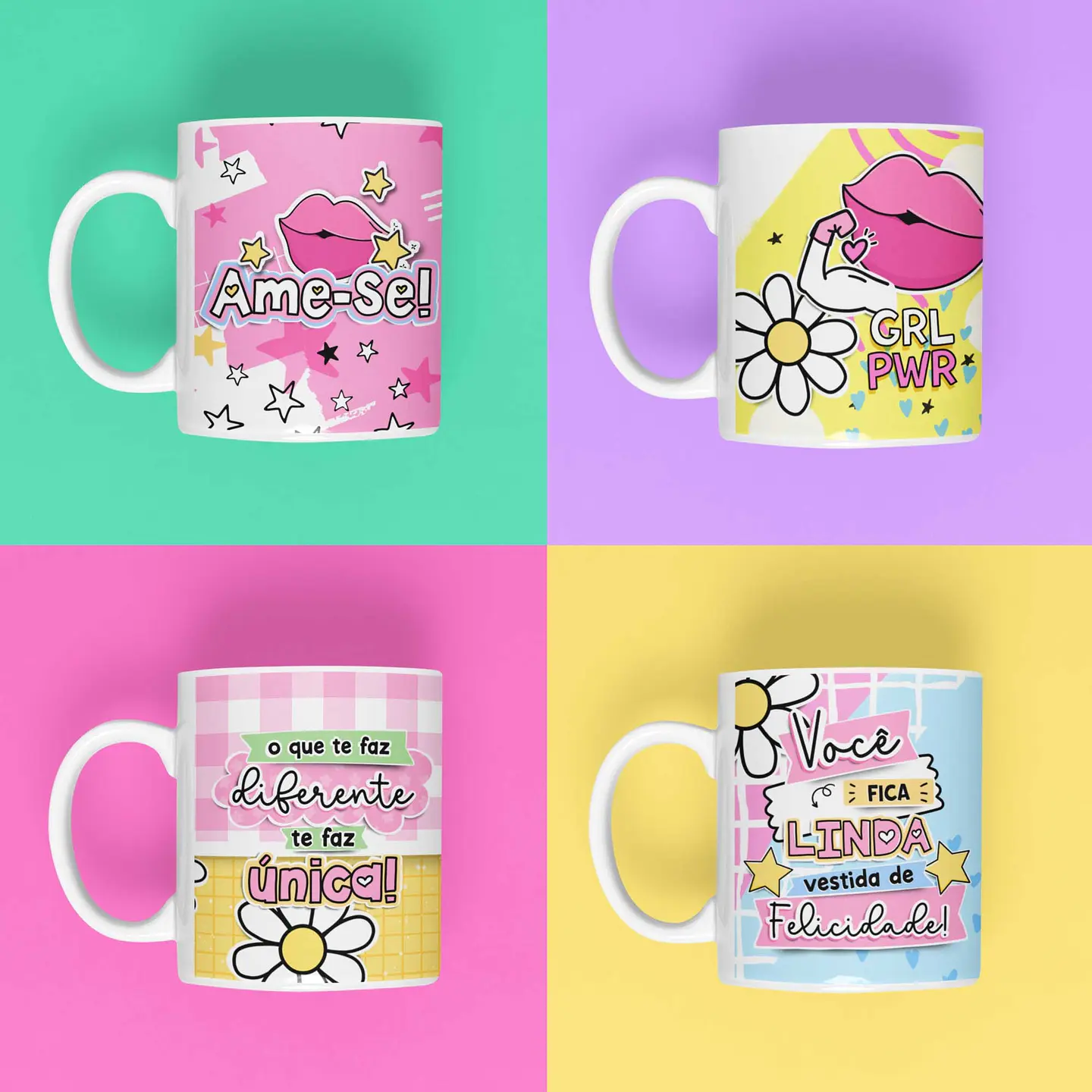 Kit Digital Dia das Mulheres Completo em Png  5