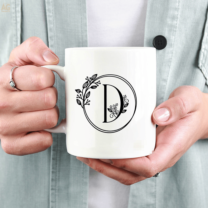 105 Artes para Caneca Alfabeto Escrita Rosa e Preto em Jpg  2