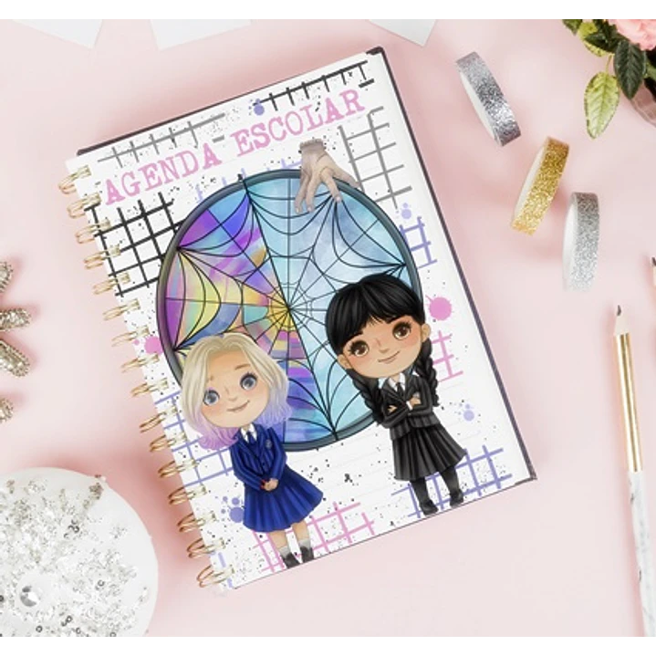 13 Artes para Capa Agendas Voltas as Aulas em CorelDraw 1