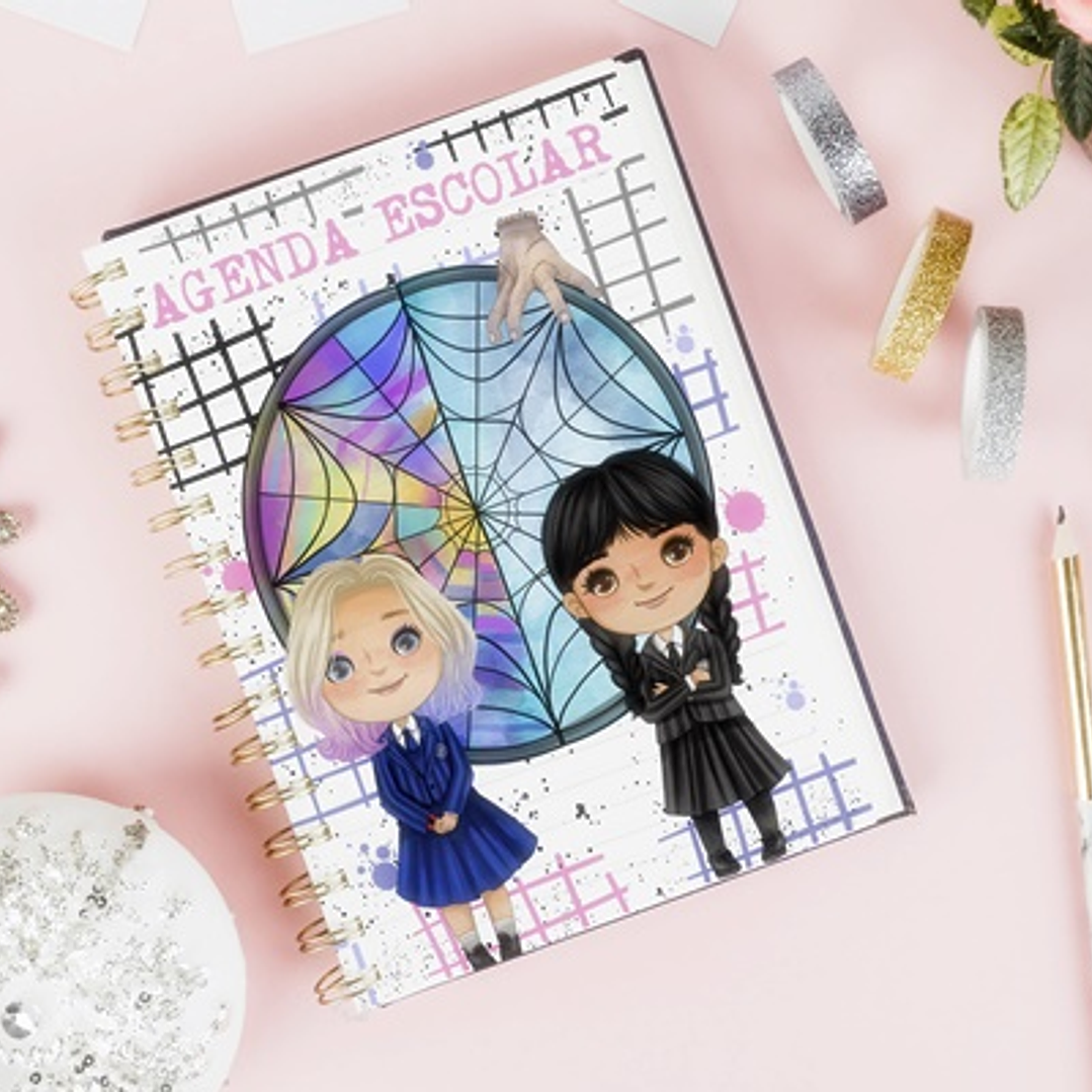 13 Artes para Capa Agendas Voltas as Aulas em CorelDraw 1