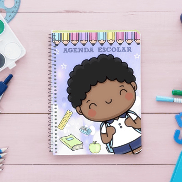 13 Artes para Capa Agendas Voltas as Aulas em CorelDraw 11