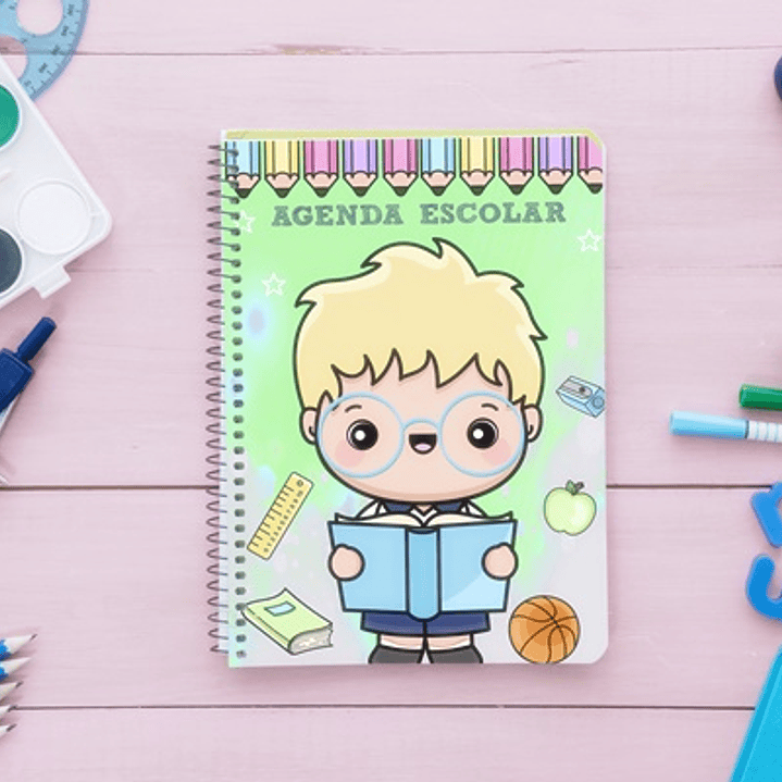 13 Artes para Capa Agendas Voltas as Aulas em CorelDraw 12