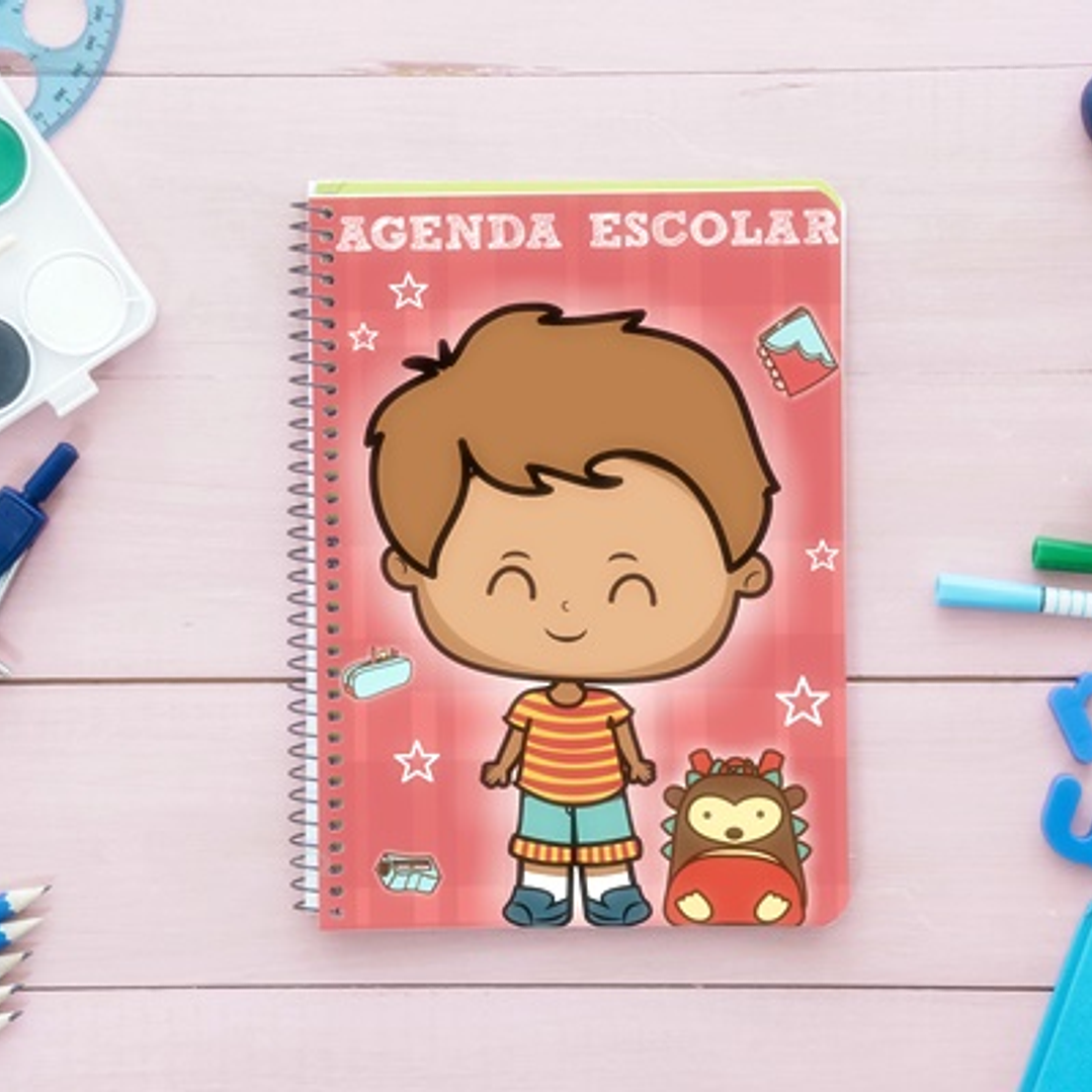 13 Artes para Capa Agendas Voltas as Aulas em CorelDraw 13