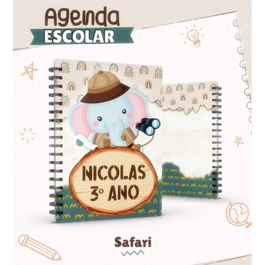 Coleção Capas para Agendas + Etiquetas em Jpg 1