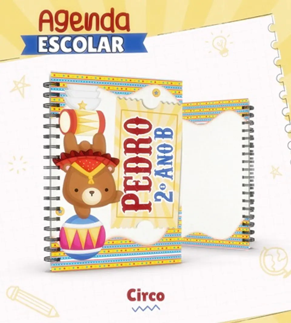 Coleção Capas para Agendas + Etiquetas em Jpg 4
