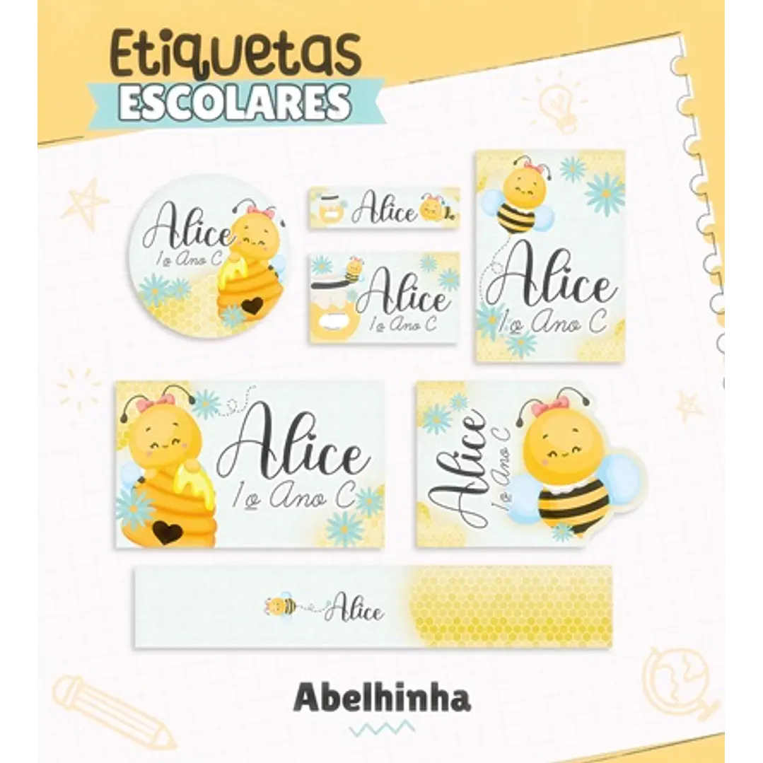 Coleção Capas para Agendas + Etiquetas em Jpg 8
