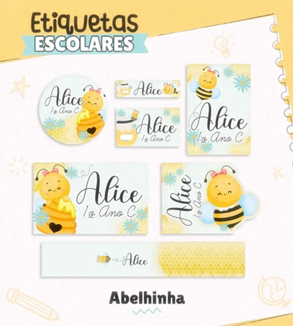 Coleção Capas para Agendas + Etiquetas em Jpg 8