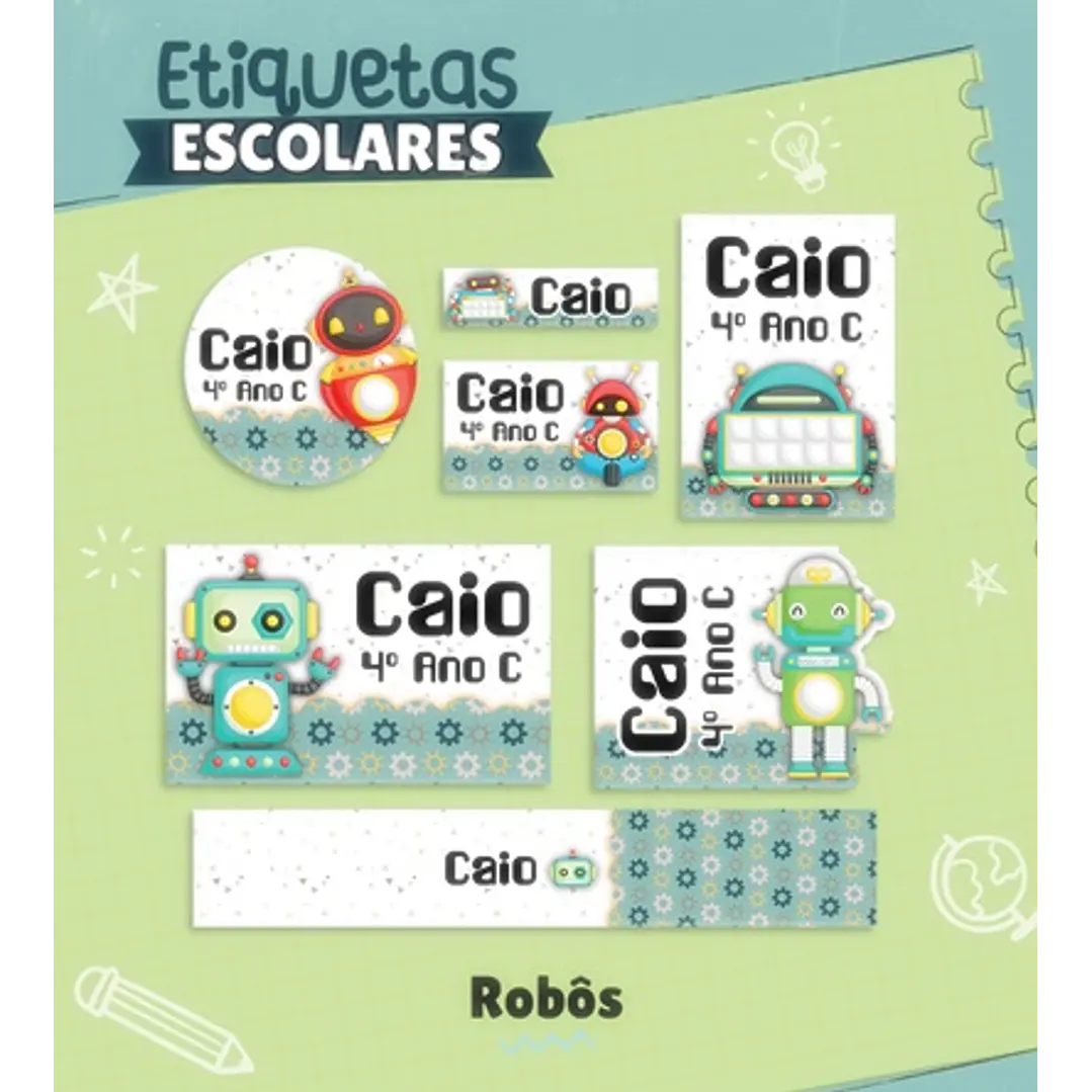 Coleção Capas para Agendas + Etiquetas em Jpg 12