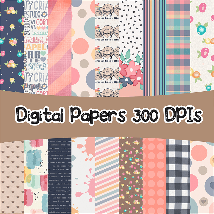 Kit Digital Artesão Papelaria sem fundo Png  2