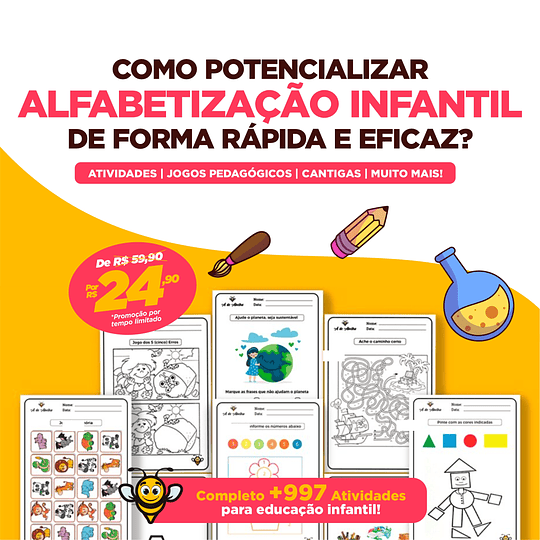 Recursos Pedagógicos Atividades Escolares - Arquivos Prontos 