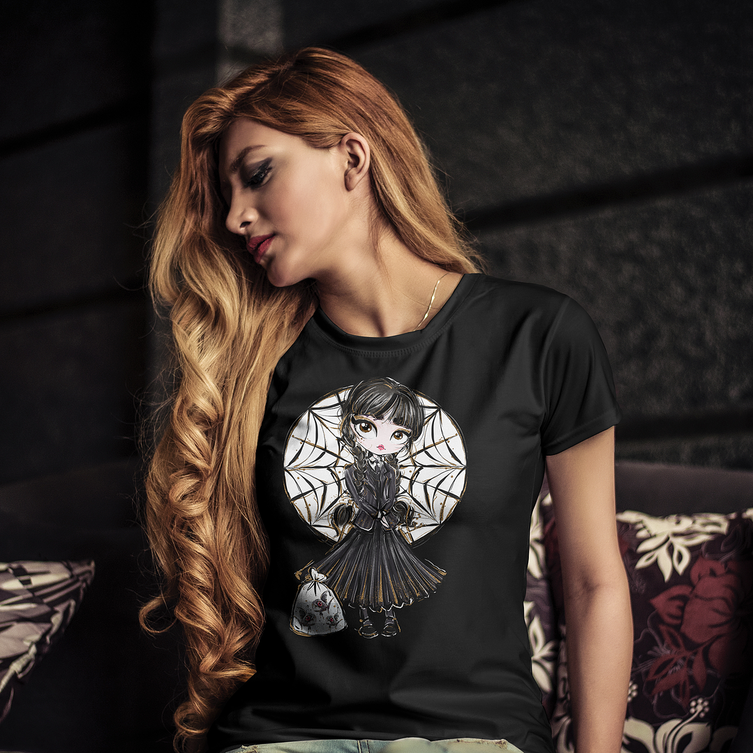 Kit Digital Sublimação Wandinha Glitter Baixar Grátis   12