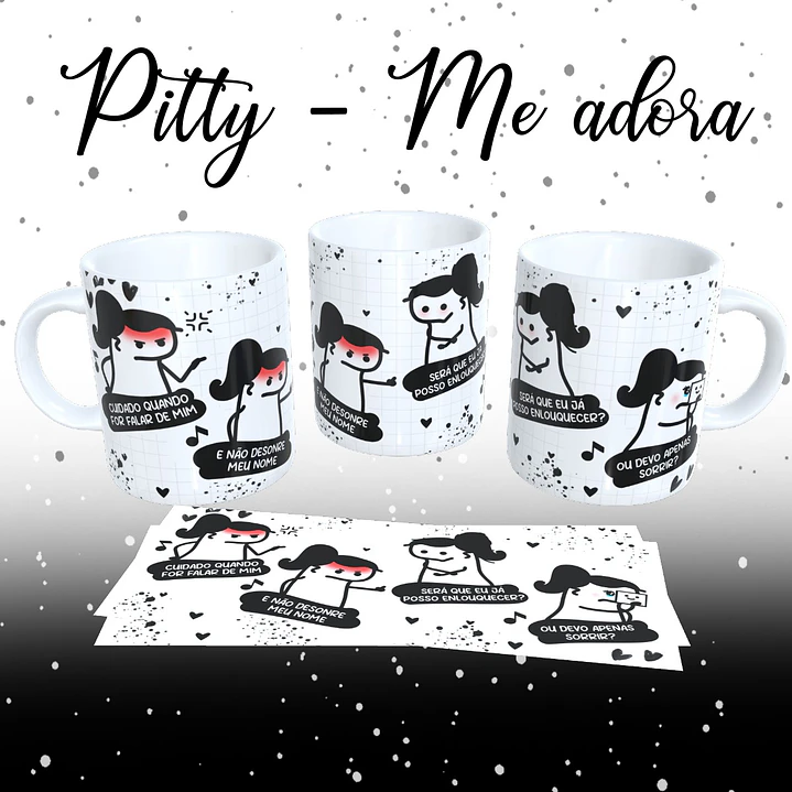 Artes para Caneca Frases Engraçadas Personagens em Jpg  6
