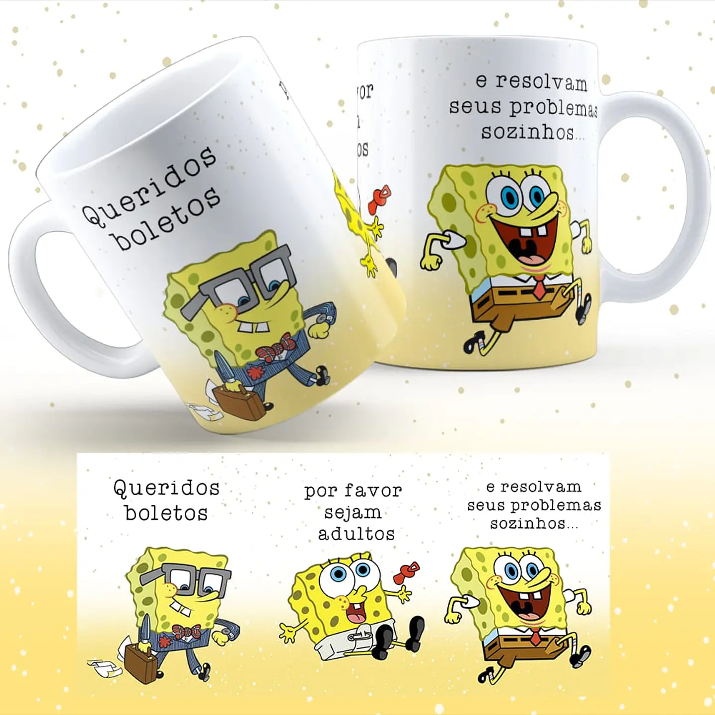 Artes para Caneca Frases Engraçadas Personagens em Jpg  11
