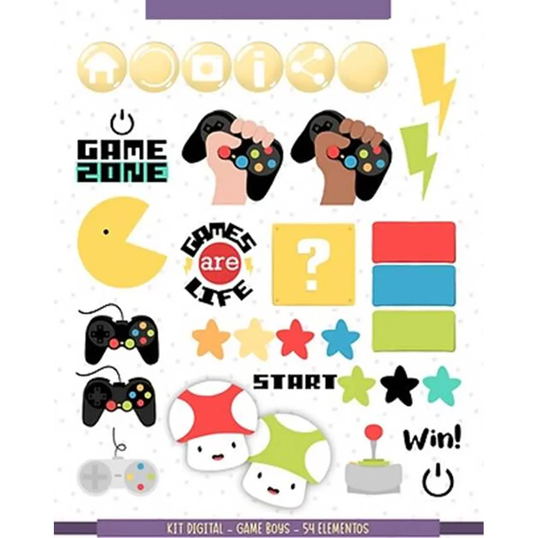 Kit Digital Game Boys sem fundo Png   1