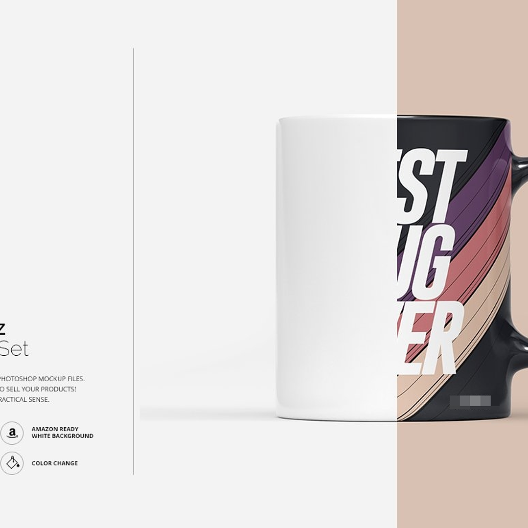Mockup para Caneca Modelo 4 em Psd  1