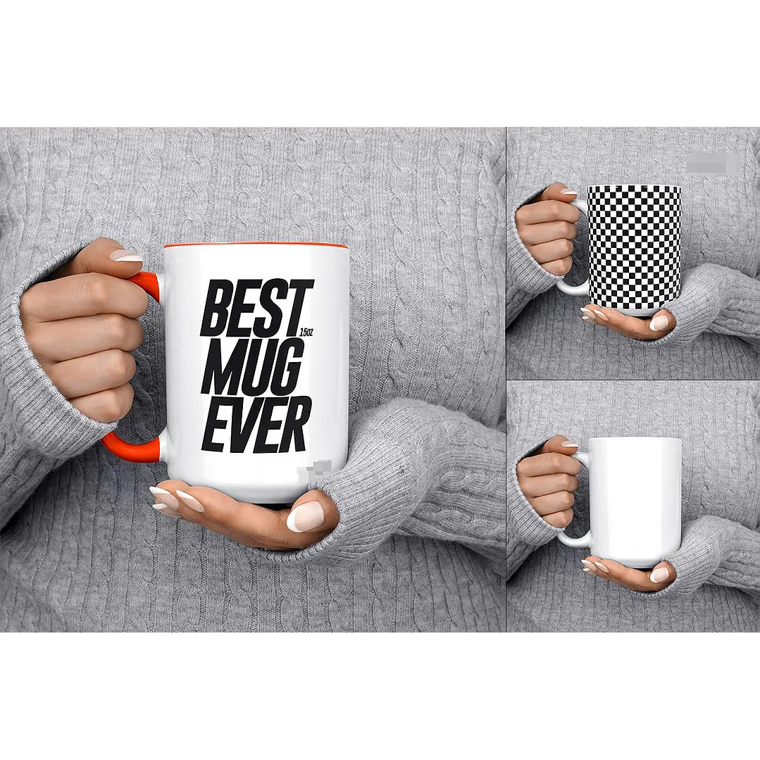 Mockup para Caneca Modelo 3 em Photoshop  1
