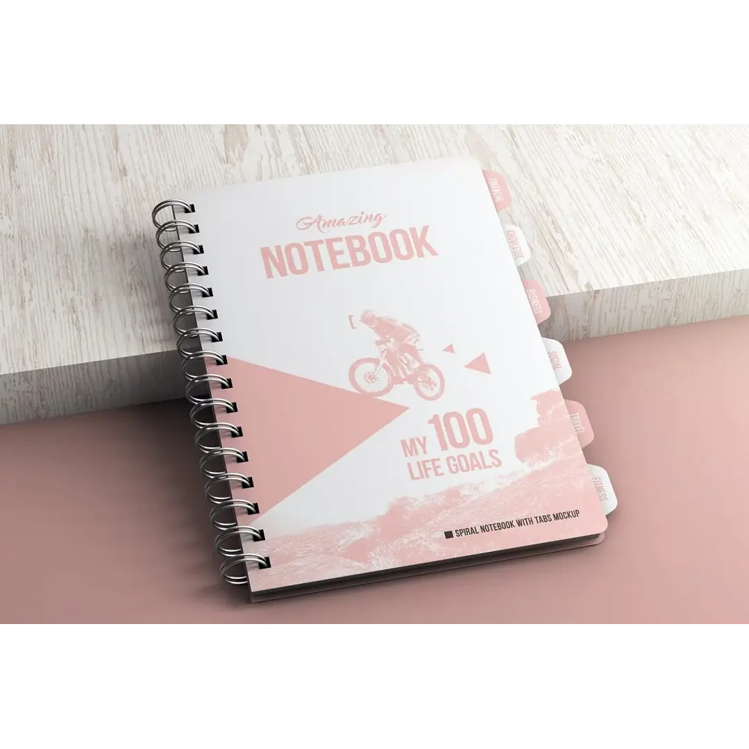 Mockup para Agenda Bloquinho Modelo 6 em Photoshop 2