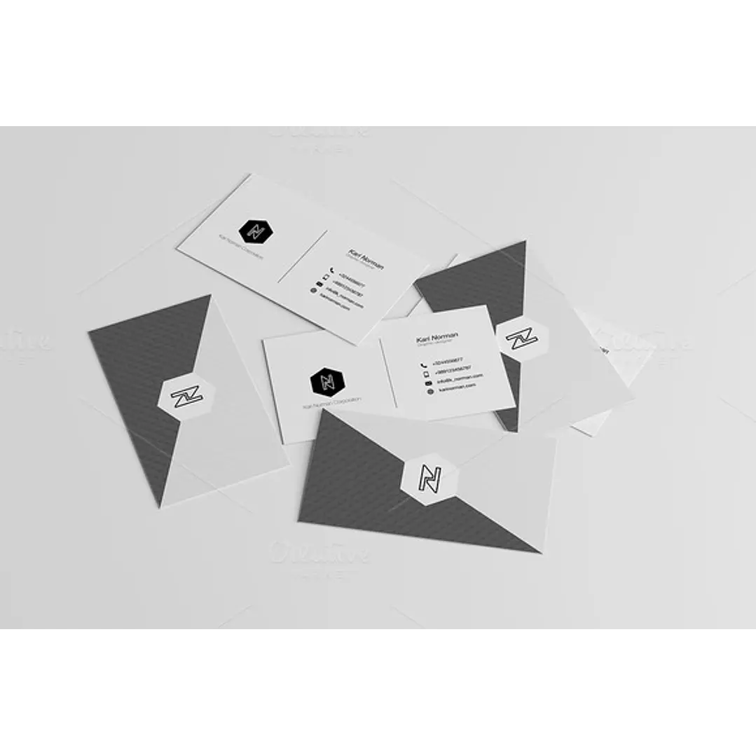 Mockup para Cartão de Visita Modelo 7 em Photoshop  1