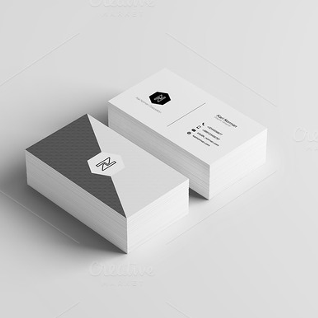 Mockup para Cartão de Visita Modelo 7 em Photoshop  4